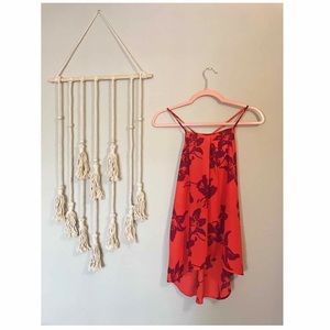 Banana Republic Tropical Floral Flowy Tank Top